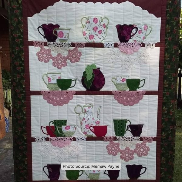 Teapot Quilt Idea from Memaw Payne