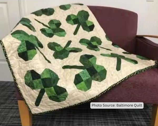 Tumbling Shamrocks Quilt Pattern - etsy
