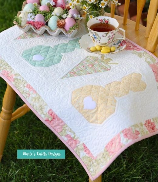 Beauty Of Easter Table Runner Quilt Pattern - etsy