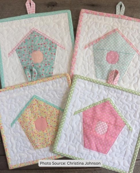Birdhouse Quilt Idea from Christina Johnson