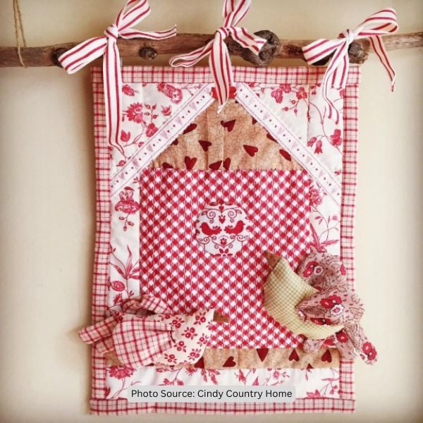 Birdhouse Quilt Idea from Cindy Country Home
