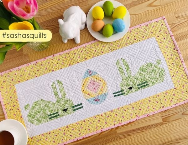 Bunny And Egg Runner Quilt Pattern - etsy
