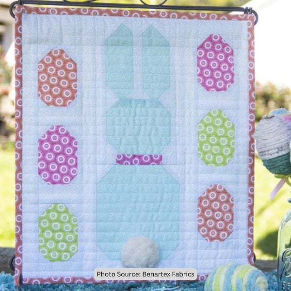 Bunny Mini Quilt Idea from Benartex Fabrics