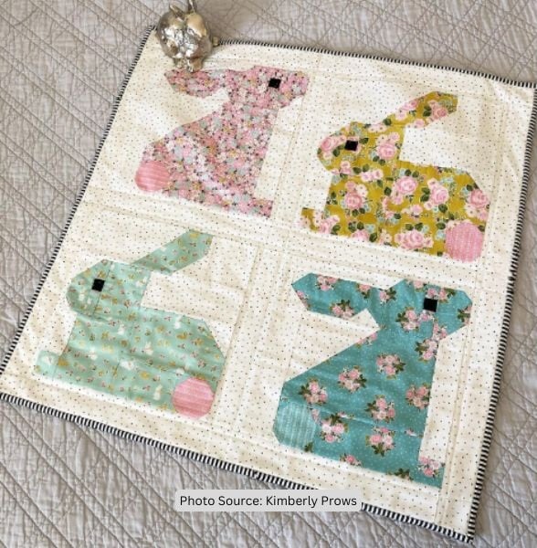 Bunny Mini Quilt Idea from Kimberly Prows