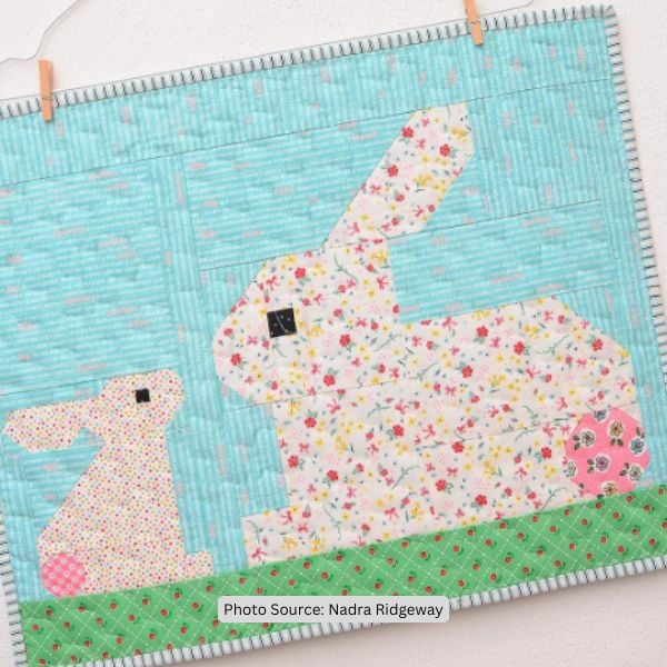 Bunny Mini Quilt Idea from Nadra Ridgeway