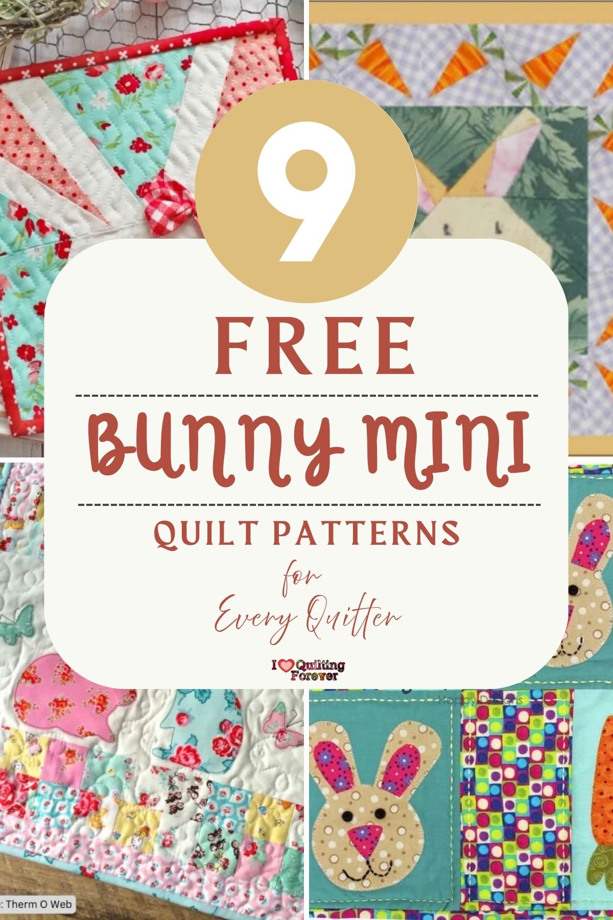 Top 9 Free Bunny Mini Quilt Patterns (+10 Bonus Patterns For Sale) - I ...