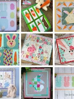 Bunny Mini Quilt Patterns Roundup Featured Cover
