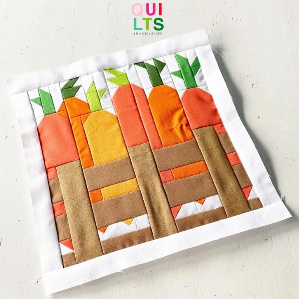 Carrot Crate Quilt Block Pattern - etsy