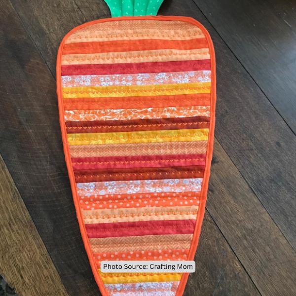 Carrot Quilt Idea from Crafting Mom