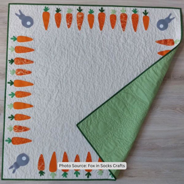 Carrot Quilt Idea from Fox in Socks Crafts