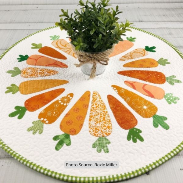 Carrot Quilt Idea from Roxie Miller