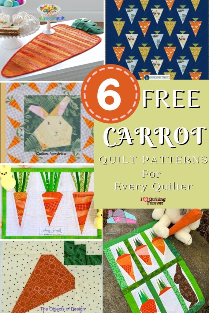 Carrot Quilt Patterns Roundup 4 ILQF Pinterest