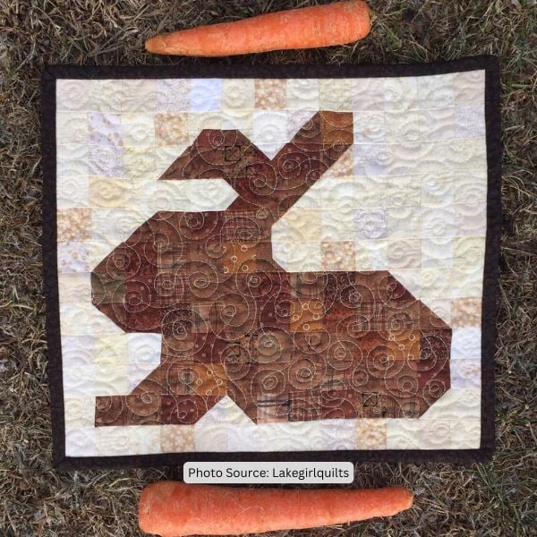 Cottontail Cutie Mini Quilt Pattern - etsy