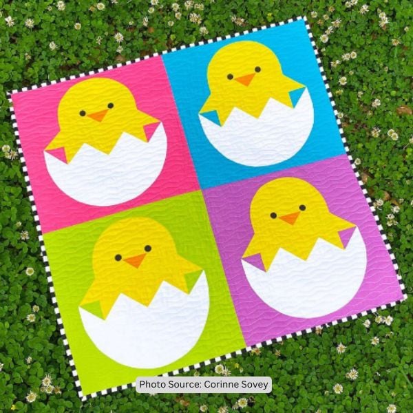 Cracked Eggshell Quilt Idea from Corinne Sovey