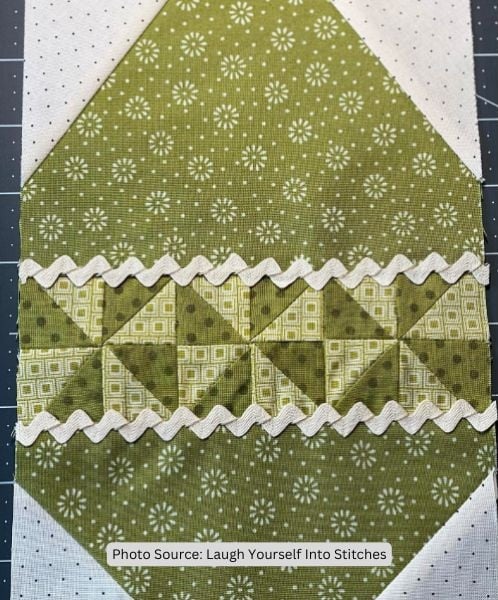 Cracked Eggshell Quilt Idea from Laugh Yourself Into Stitches