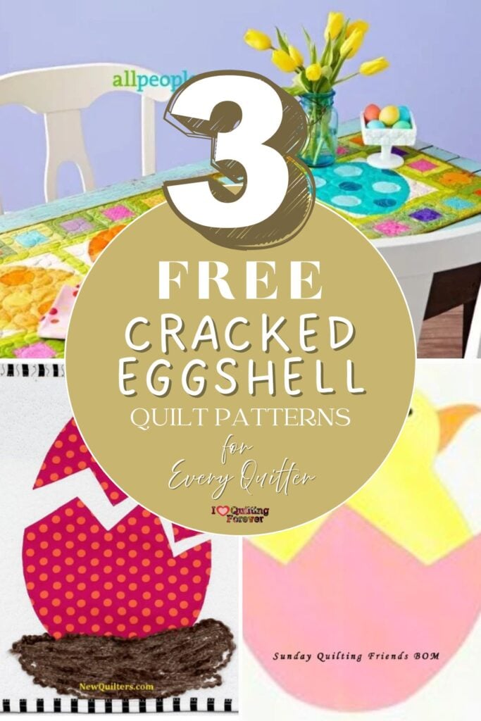 Cracked Eggshell Quilt Patterns Roundup 3 ILQF Pinterest