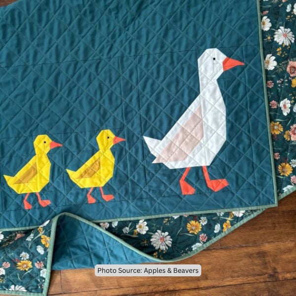 Duck Quilt Idea from Apples & Beavers