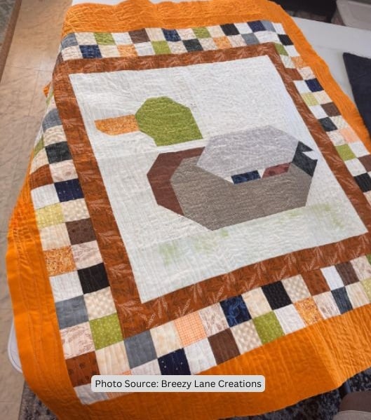Duck Quilt Idea from Breezy Lane Creations
