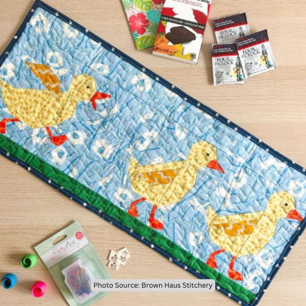 Duck Quilt Idea from Brown Haus Stitchery