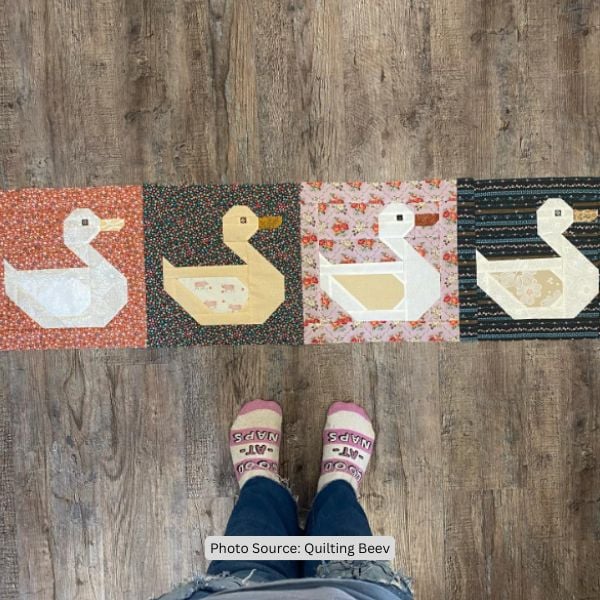 Duck Quilt Idea from Quilting Beev