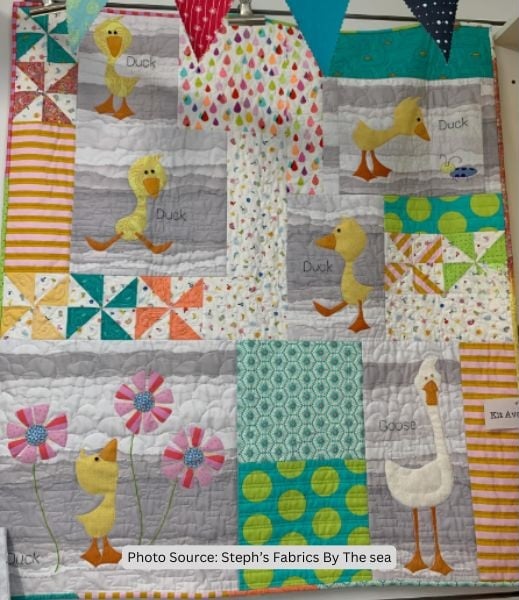 Duck Quilt Idea from Steph&rsquo;s Fabrics By The sea
