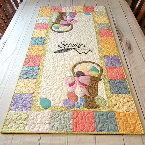Easter Basket Table Runner Quilt Pattern - etsy