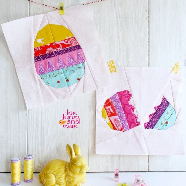 Easter Egg Quilt Block Pattern - etsy