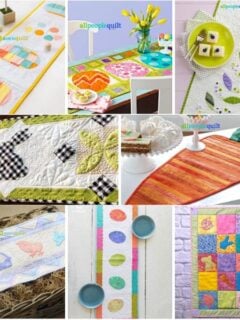 Easter Table Runner Quilt Patterns Roundup Featured Cover