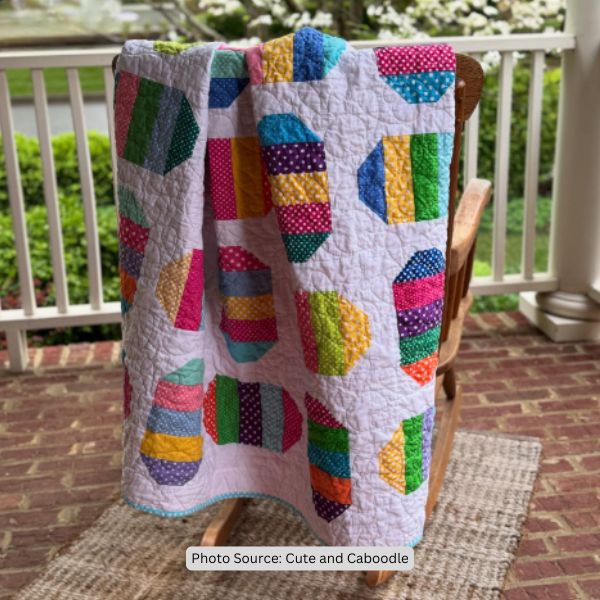 Egg Quilt Idea from Cute and Caboodle