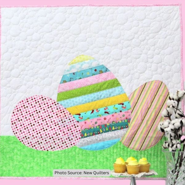 Egg Quilt Idea from New Quilters