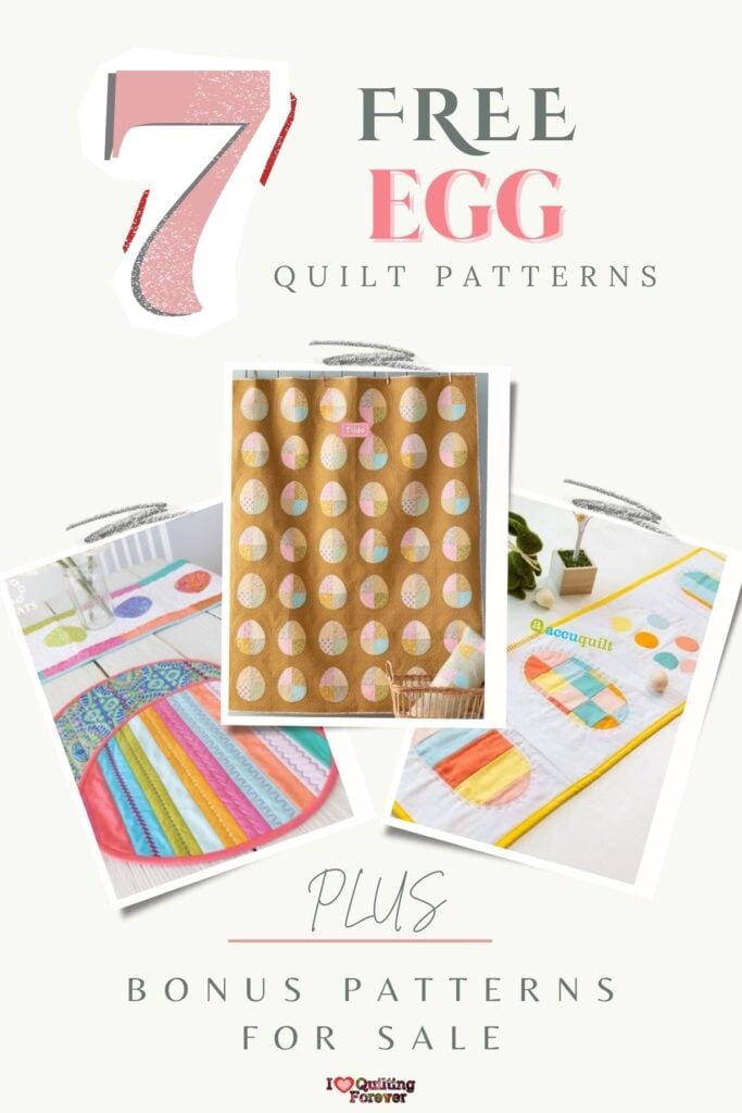 Egg Quilt Patterns Roundup 3 ILQF Pinterest