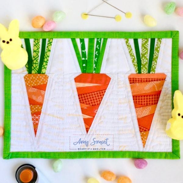 FPP Carrots Mini -free quilt pattern
