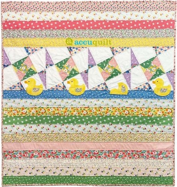 GO! Ducks In A Row Baby Quilt - free quilt pattern