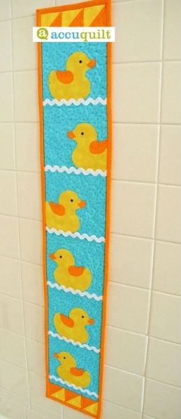 GO! Rubber Ducky Skinny - free quilt pattern