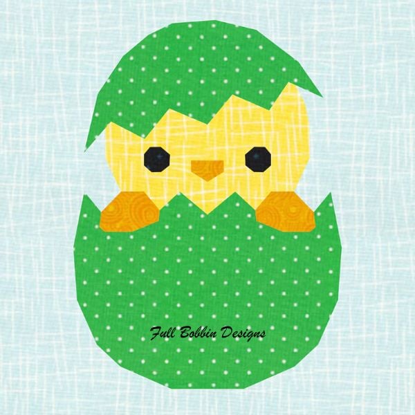 Hatching Chick Quilt Block Pattern - etsy