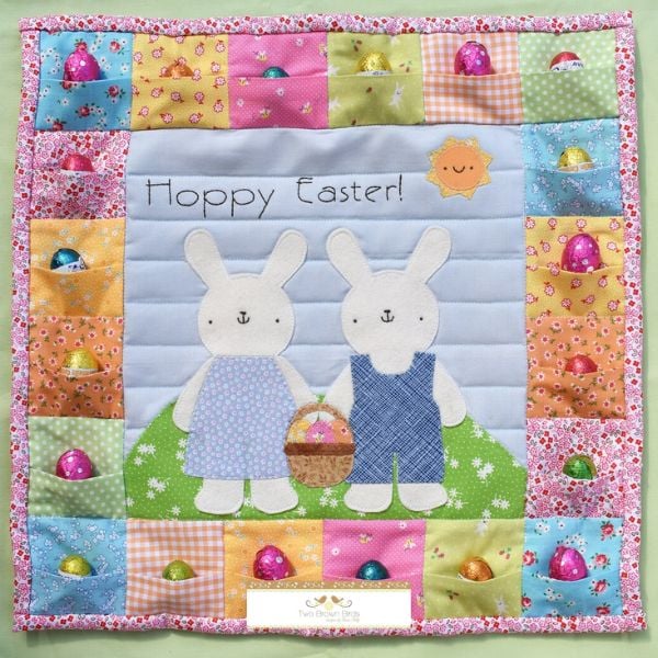 Hoppy Easter Quilt Pattern - etsy