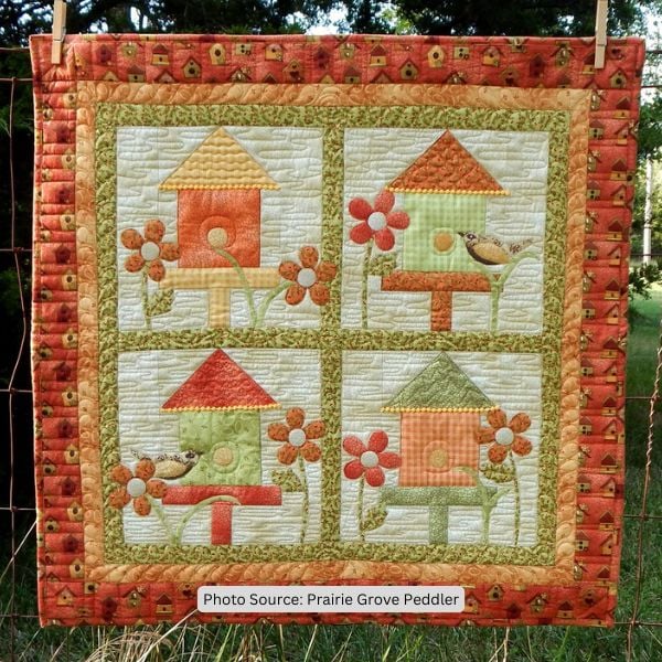 In The Bird House Quilt Pattern - etsy