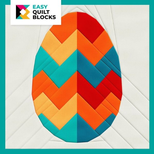 Segment Egg Quilt Block Pattern - etsy