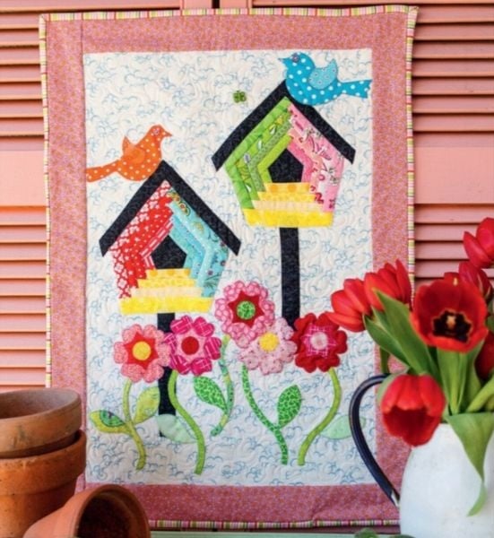 Spring Birdhouse Quilt Pattern - etsy