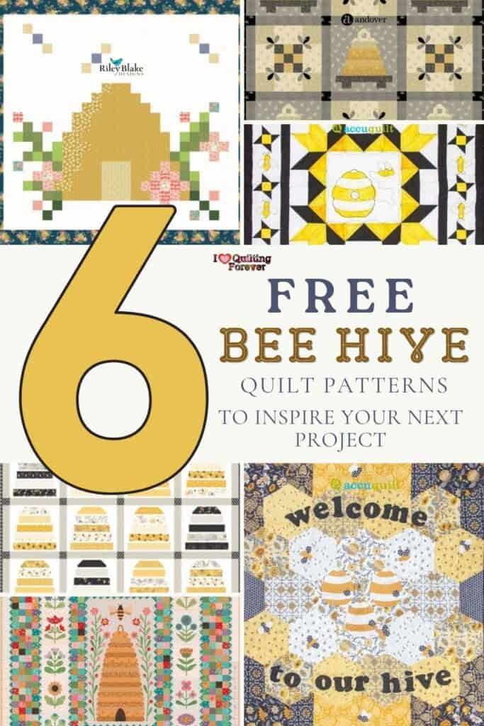 Bee Hive Quilt Patterns Roundup 1 ILQF Pinterest