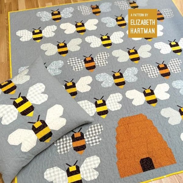 Beehive Quilt & Pillow Pattern - etsy