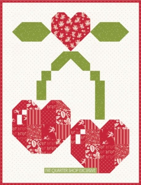 Cherry Love - free quilt pattern