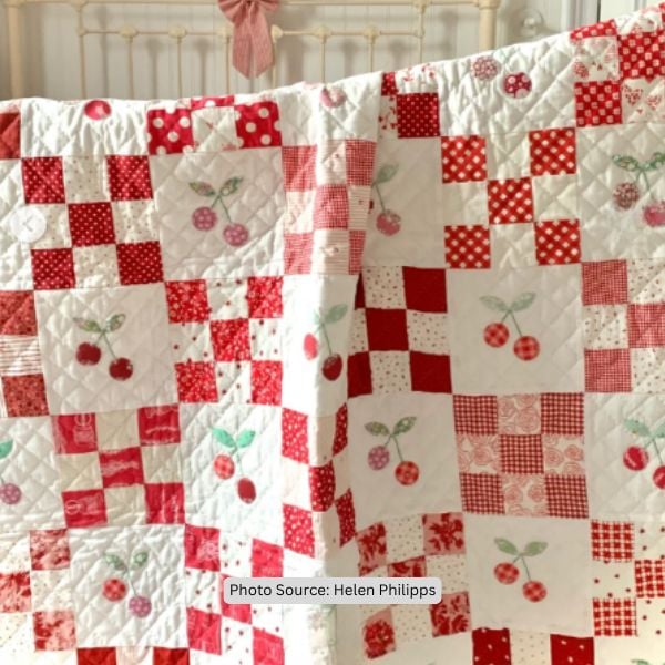 Cherry Quilt Idea from Helen Philipps
