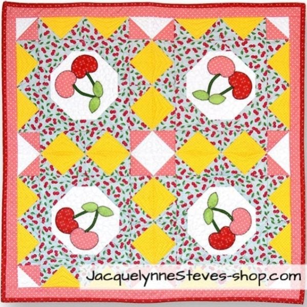 Cherry Quilt Idea from Jacquelynne Steves