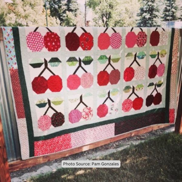 Cherry Quilt Idea from Pam Gonzales