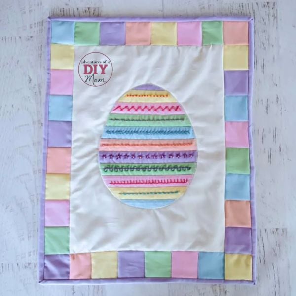 Easter Egg Mini Quilt Pattern - etsy