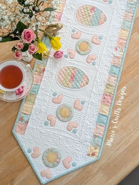 Easter Elegance Table Runner Quilt Pattern - etsy