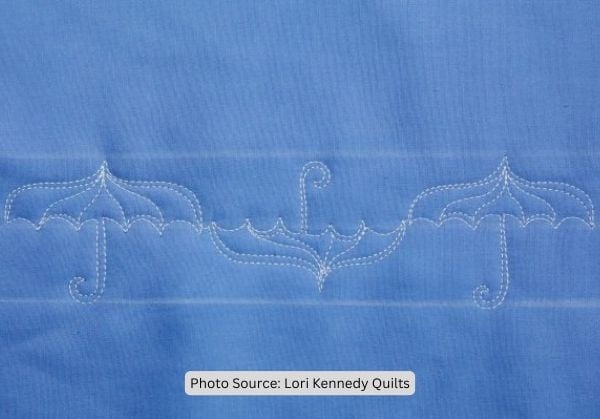 Free-motion Umbrella Quilt - free quilt pattern