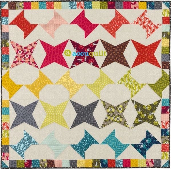 GO! Qube 8 Spools and Kites - free quilt pattern