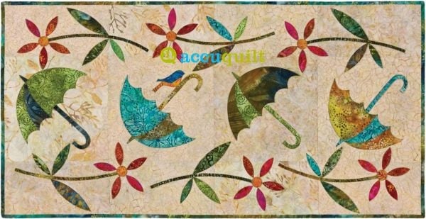 GO! Spring Showers Table Runner Quilt Pattern - etsy